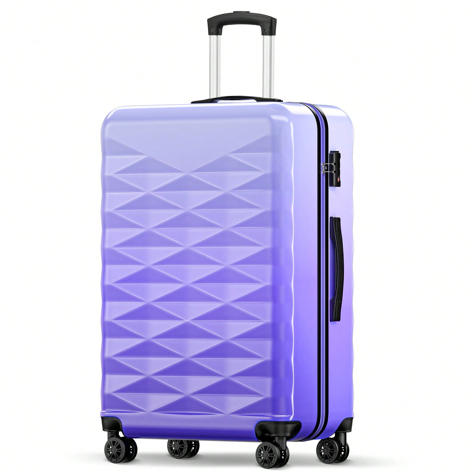 Spinner Wheel Rolling Suitcase 20 Inch - 女性向け、20インチ/28インチのハードシェル製スーツケースセット。360度回転可能なハンドル付きで、機内持ち込み用と預け入れ用の2種類があります。 ° 静音キャスター、軽量で持ち運びやすい旅行用スーツケース。航空機での利用、休暇、出張、週末旅行に最適なTSA承認ロック付き。