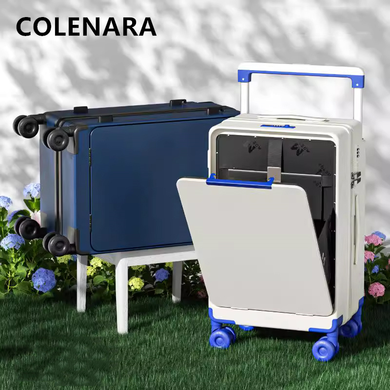 COLENARA ABS+PCスーツケース フロントオープン - Front Opening Laptop Luggage 24 Inch のレビューと価格