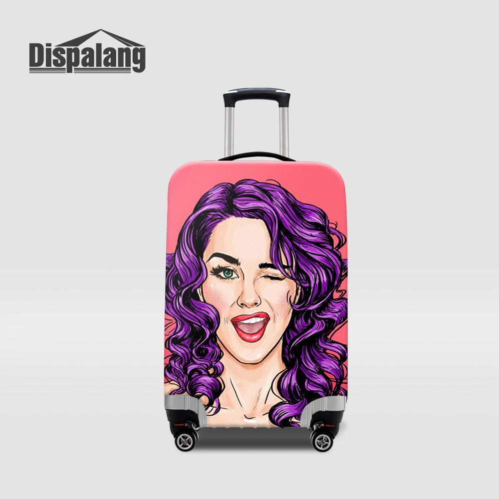 女性用カスタム漫画プリント荷物カバー 防塵防水トラベルスーツ - Waterproof Suitcase Cover Protector のレビューと価格