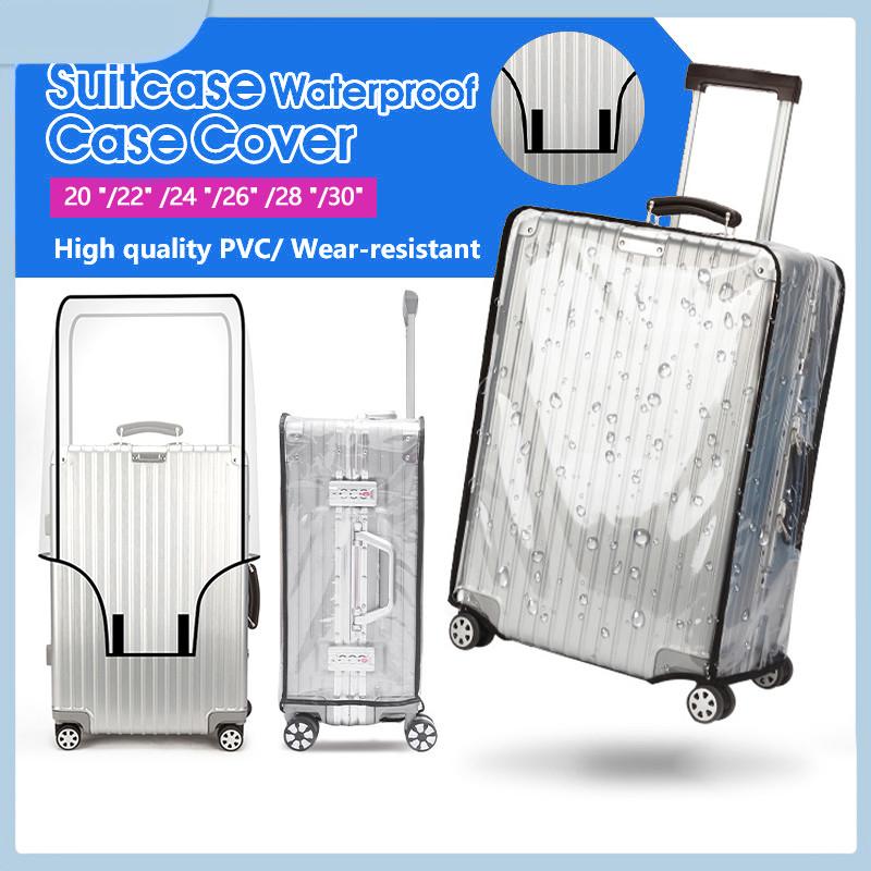 防水透明スーツケースカバー。PVC製で、防塵・耐摩耗性に優れ - Waterproof Suitcase Cover Protector のレビューと価格