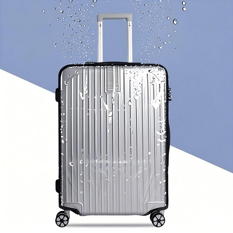 16-28インチ 透明PVC製荷物カバー 防水 防塵 耐傷性 - Waterproof Suitcase Cover Protector のレビューと価格