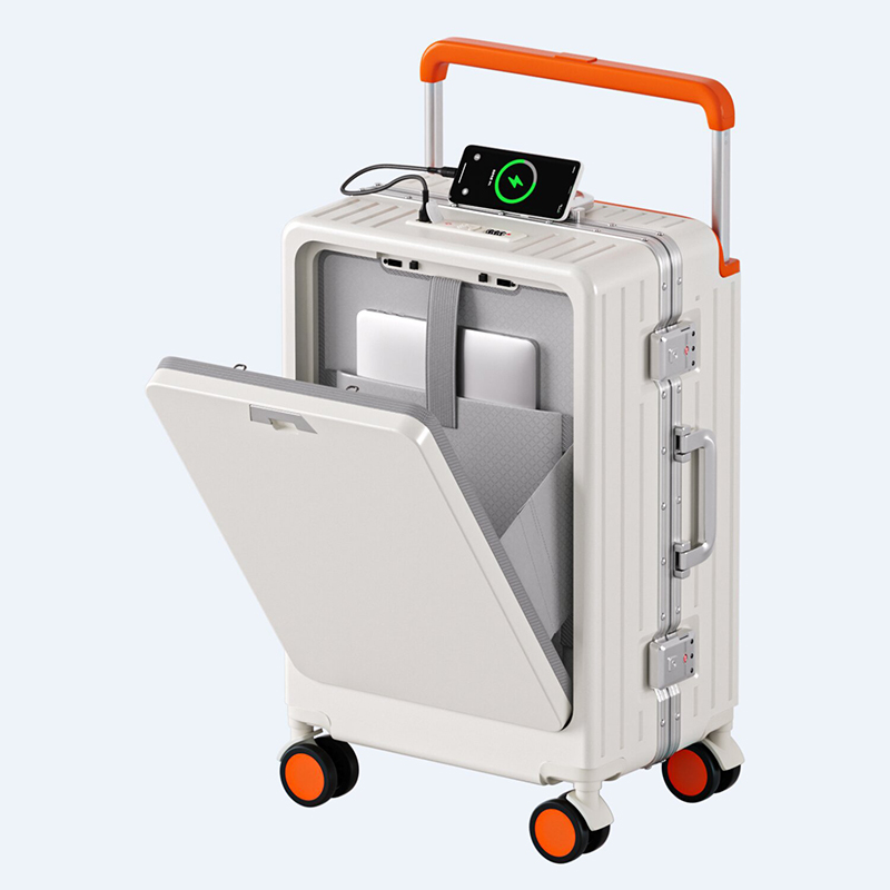 20/24/26インチ アルミフレーム フロントオープン ラ - Spinner Wheel Rolling Suitcase 20 Inch のレビューと価格