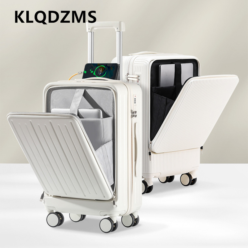 KLQDZMS 20 インチ充電スーツケース フロントオープ - Front Opening Laptop Luggage 24 Inch のレビューと価格